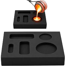5-in-1 Graphite Mold for Melting Metal Casting Gold Silver Aluminum Copper