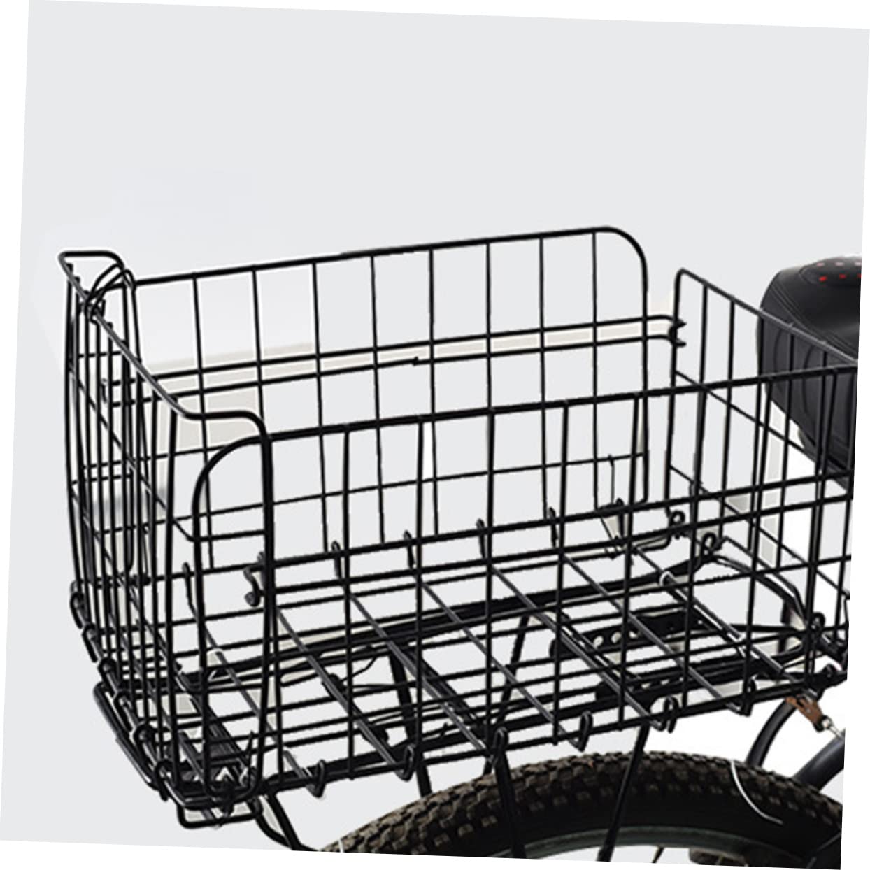 Cesta Trasera para Bicicleta Plegable Capacidad para y Instalación y Almacenamiento para Ciclistas y