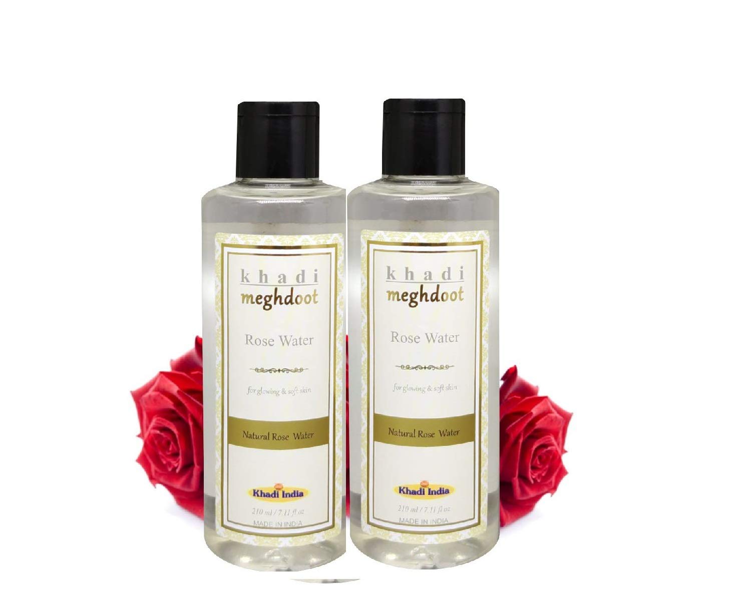 Khadi MeghdootRose Water Gulab Jal 210ml (Pack of 2)