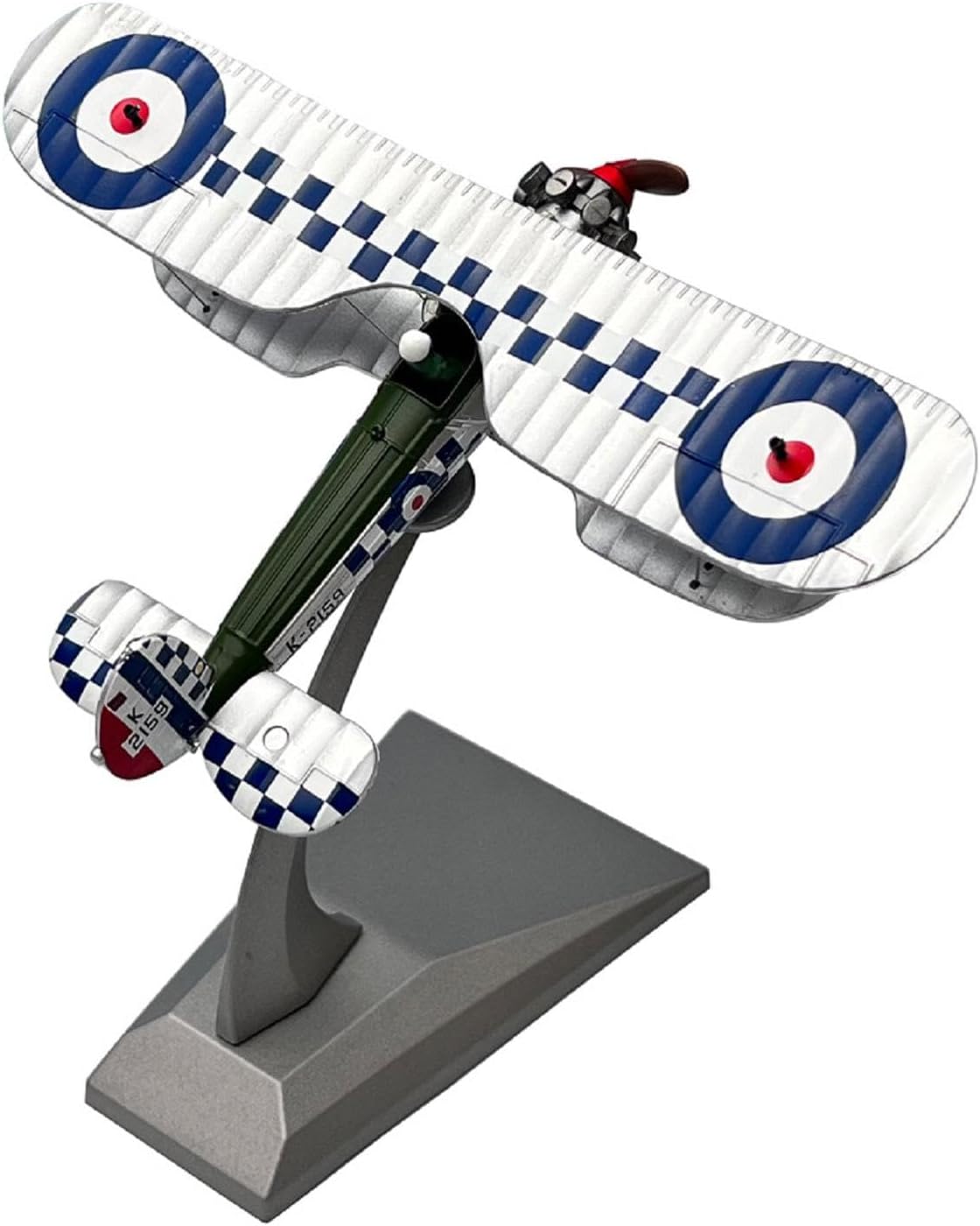 CHICHIYANG 1:72 Scale WWI British Royal Air Force Bristol Bulldog Biplane Propeller Fighter