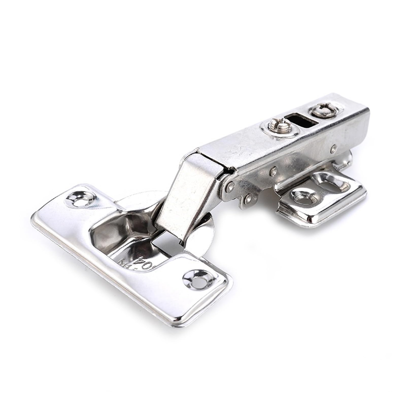 Hinge Stainless Steel Door Hydraulic Hinges Damper Buffer Soft Close for Cabinet Cupboard Furniture Hardware (Color : Full Overlay)