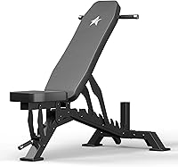 STACOO Adjustable Weight Bench: 1300LBS Capacity, 33" Extra-Long Backrest, Flat/Incline/Decline for Home Gym Full Body Workouts