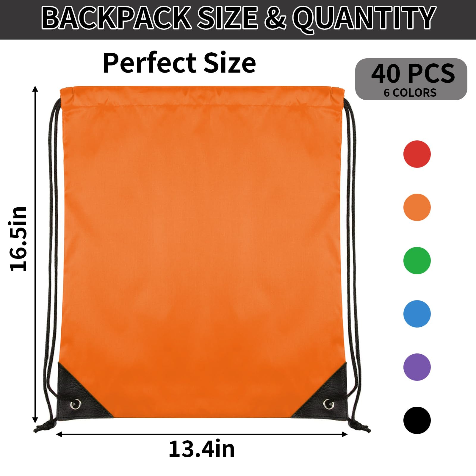 COIDEA Rucksack mit Kordelzug, Kordelzug, Beutel mit Kordelzug, für Sport, Fitnessstudio, Reisen, Schwimmen