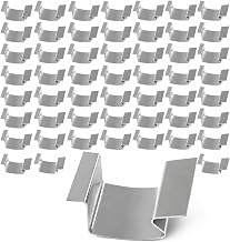 50pcs Greenhouse Glass Fixing Clips for Home Garden Glasses Replacement | Silver, Stainless Steel,Rust-Resistant, Corrosion-Resistant and Wear-Resistant For Securing Greenhouse Glasses Panels