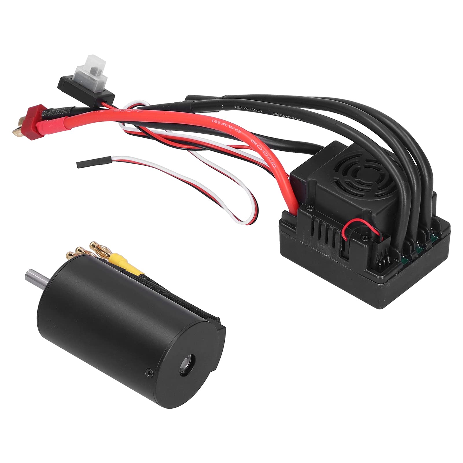 Wysoka Moc 3660 3800 KV i 80A ESC Combo Francuski Silnik Bross dla 1/8 RC Aluminium Aluminium + miedź