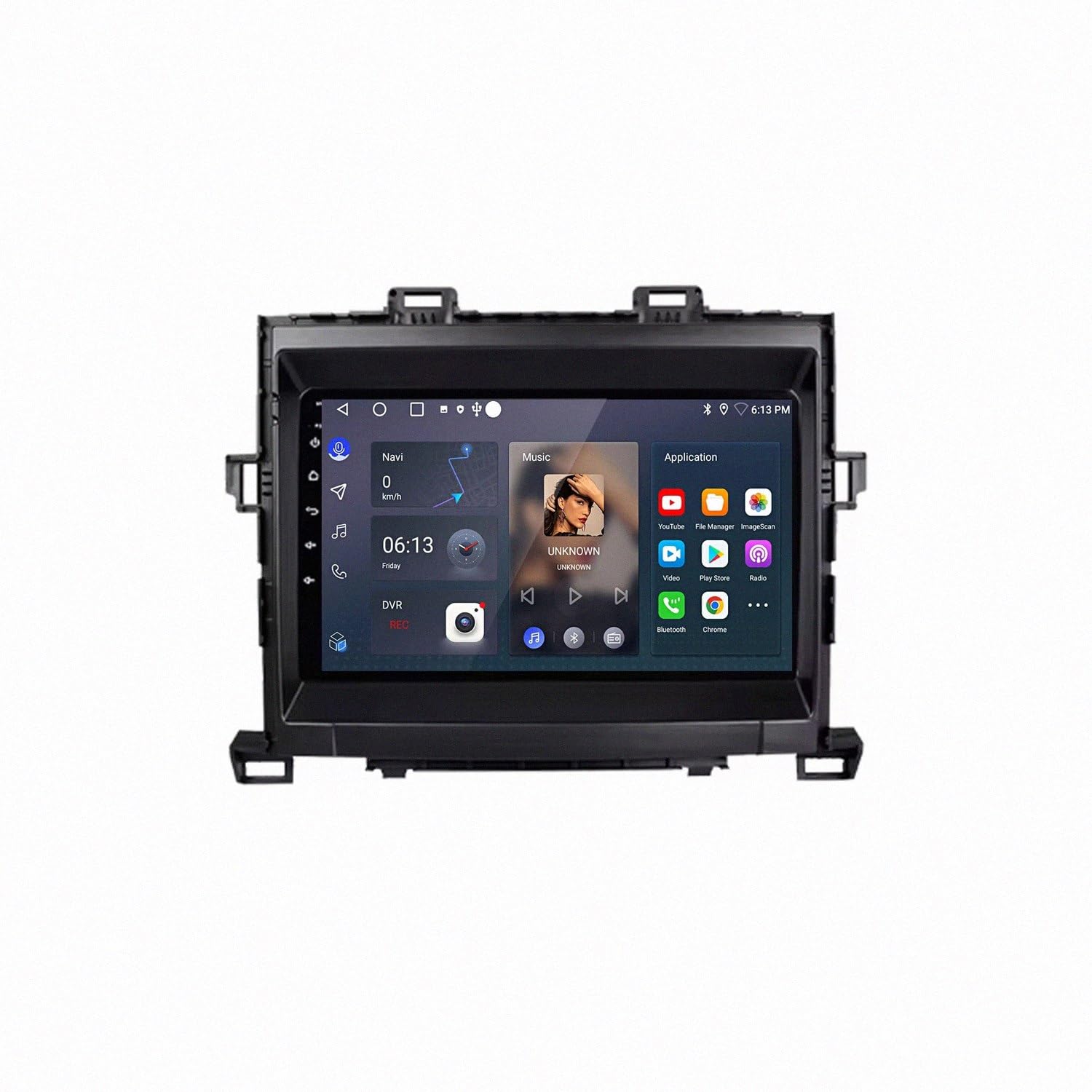 Radio Macchina Touch Screen per Toyota Alphard H20 2008-2014 Wireless Carplay Android Auto Stereo Auto Bluetooth Ips con Pantalla Táctil con Gps, 4 Nucleo 2G+32G