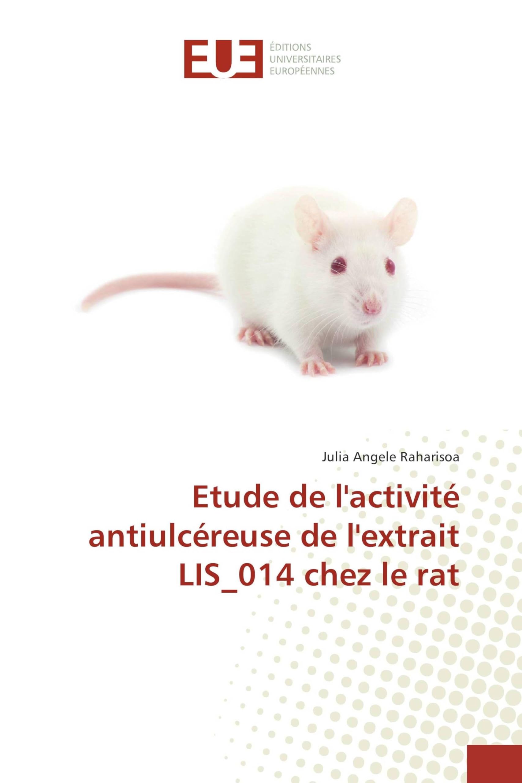 Activité antiulcéreuse de l'extrait LIS_014 étude rat