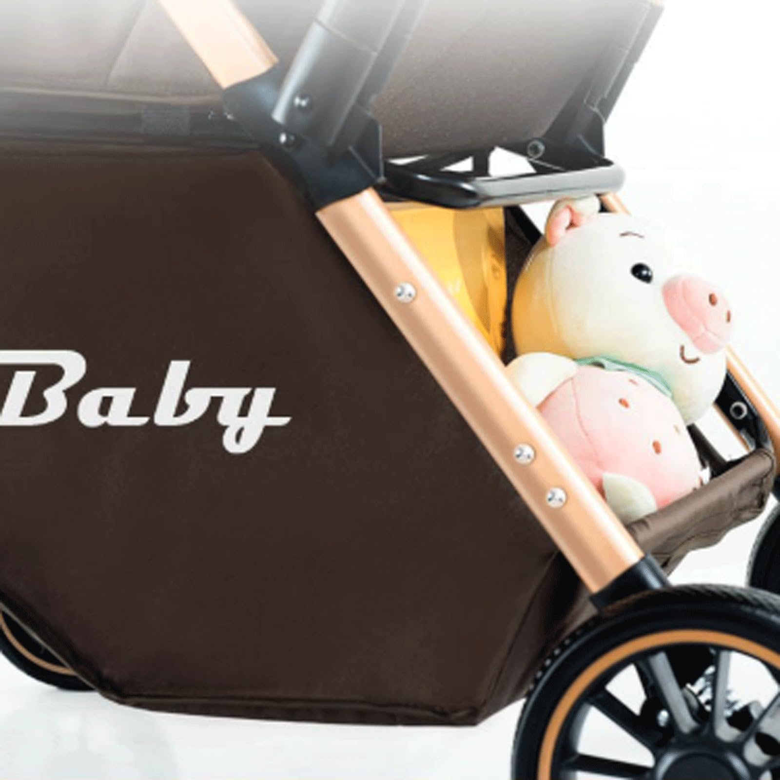wózek dziecięcy Travel Stroller kan gaan zitten of liggen lichtgewicht opvouwbare paraplu-kinderwagen vierwielige tweerichtingshandelwagen wózek spacerowy