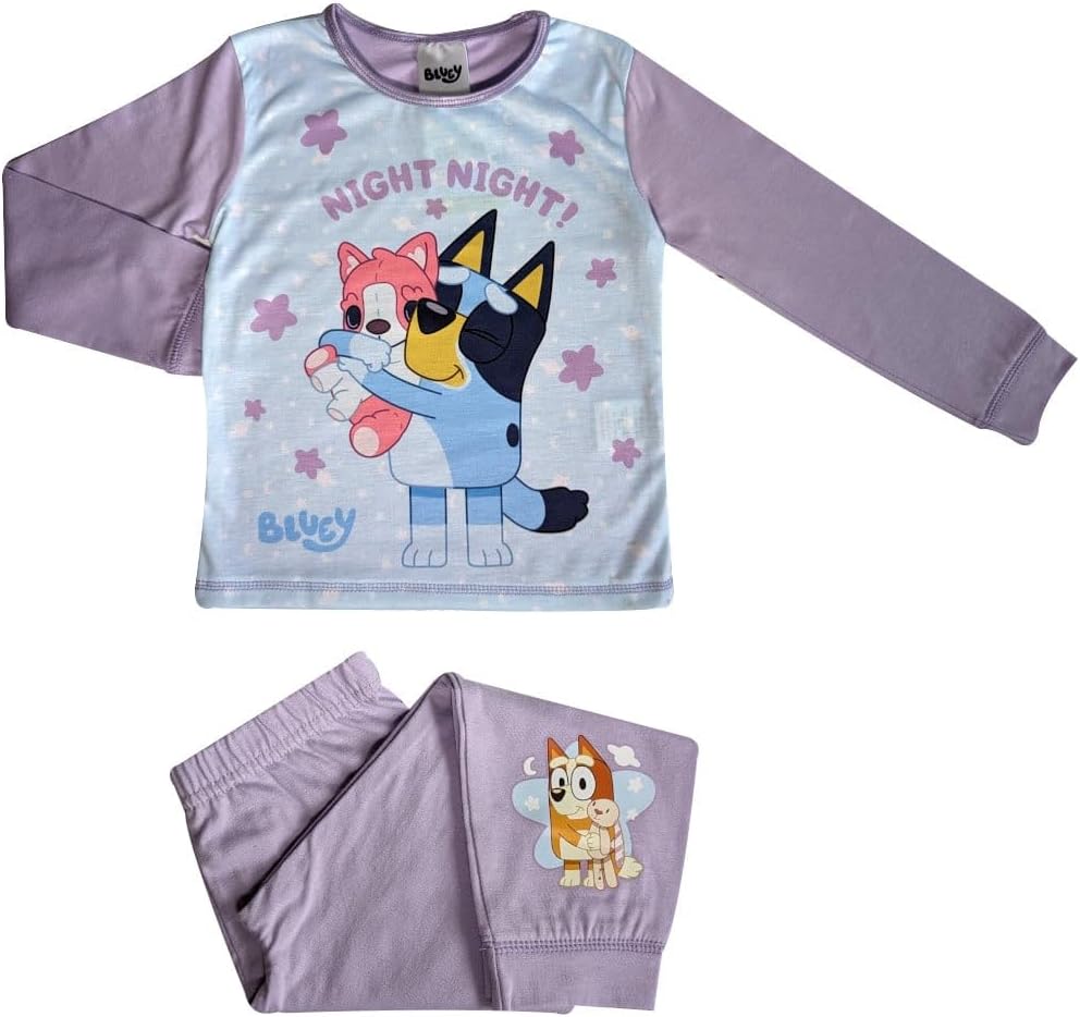 BlueyGirls Pyjamas - Long Sleeve - 18 months to 5 Years