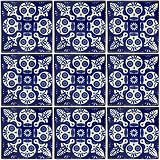 Color y Tradicion 9 Mexican Tiles 4" x 4" Hand Painted Hallowen Talavera Day of The Dead Dia de Muer