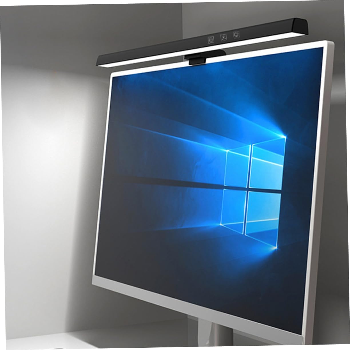 Led Monitor Light Bar with Adjustable Brightness and Anti-Blue Light Protection Screen Lamp for Eye Care for Computer and Office Use Black Upgrade Version