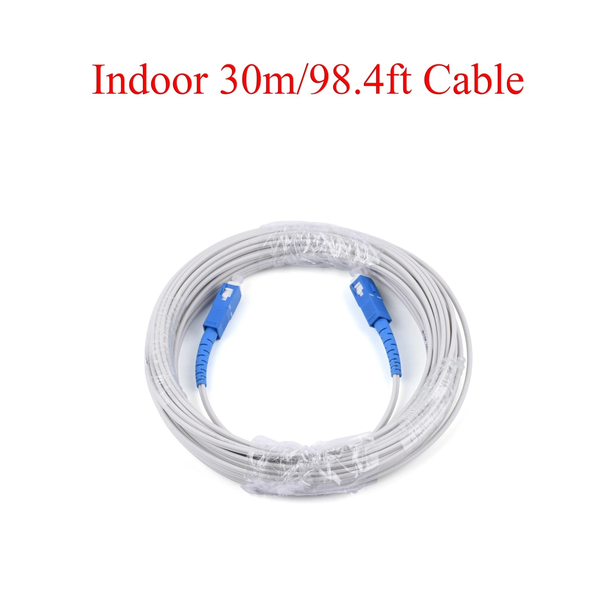 Cordon de brassage en Fiber SC vers SC UPC Simplex SM, 10-30M, intérieur et extérieur(Indoor 30M)