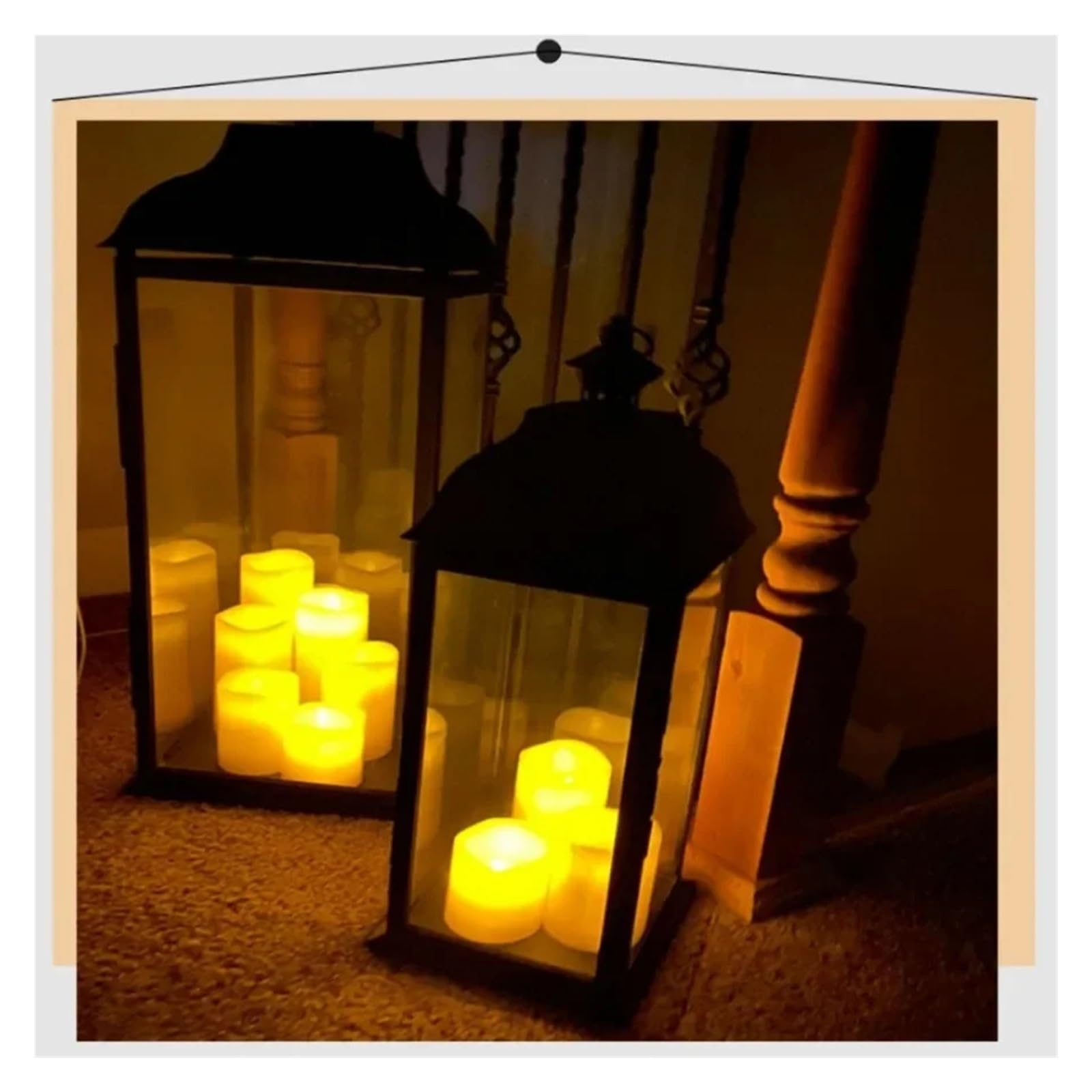 Bougie LED vacillante avec bougies chauffe-plat sans flamme Décoration pour la maison de mariage Bougie à lumière chaude Plusieurs choix (lot de 24 (recommandé), 5 x 11)