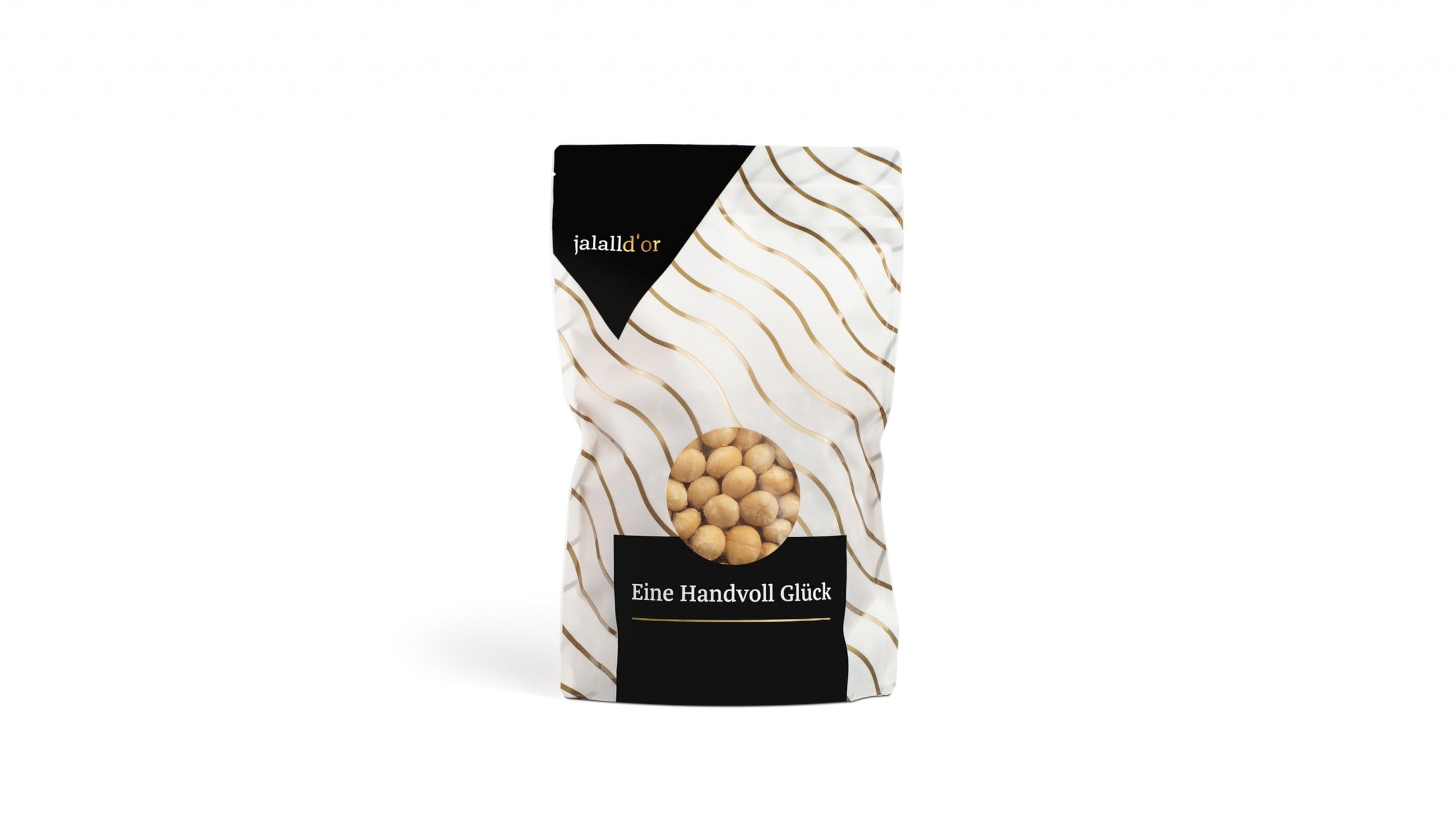 Jalall D’or Macadamia Nüsse geröstet gesalzen ganze und halbe Nusskerne 1 kg