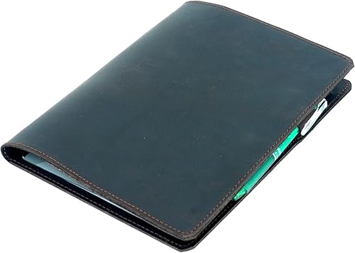 Miniatura 9 de JJNUSA Funda de cuero compatible con Moleskine Pocket de 3.5 x 5.5 pulgadas, A6, funda de cuero para cuaderno de viaje, funda de cuero envejecido