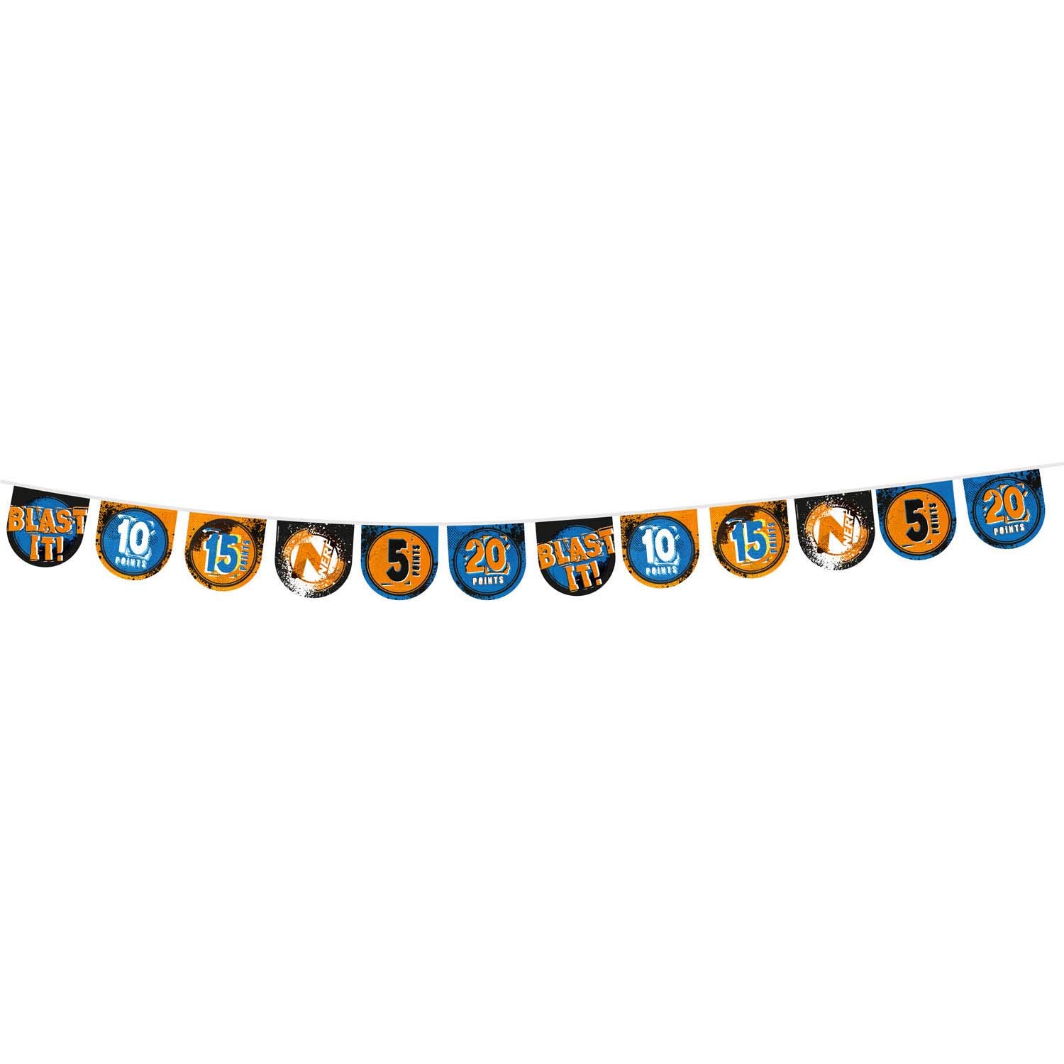(PKT) Child Nerf Blast Pennant Banner