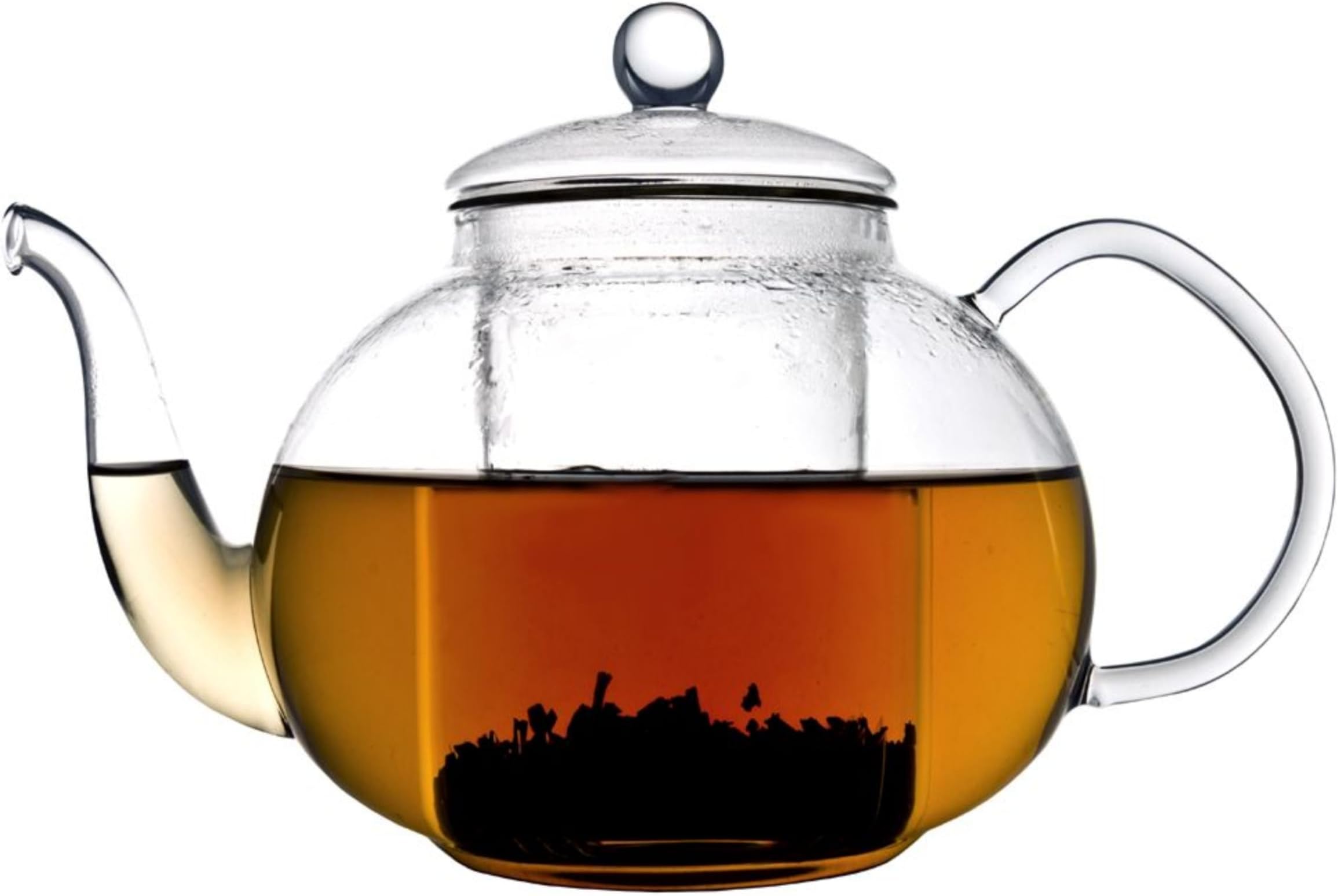Verona Single-Walled Glass Teapot, 14.9 x 23 x 15.6 cm