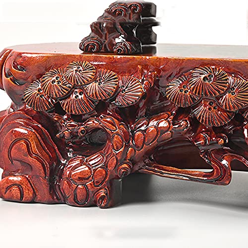 Aquarium base de vase en bois pot de fleur et support de statue