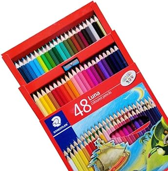 Amazon | ステッドラー (STAEDTLER) ルナ 色鉛筆 48色 LUNA Coloured