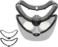 Vista 8 de Interfaz facial magnética para PSVR 2 de liberación rápida cubierta de cara soporte de carcasa para gafas PS VR2 accesorios antiarañazos