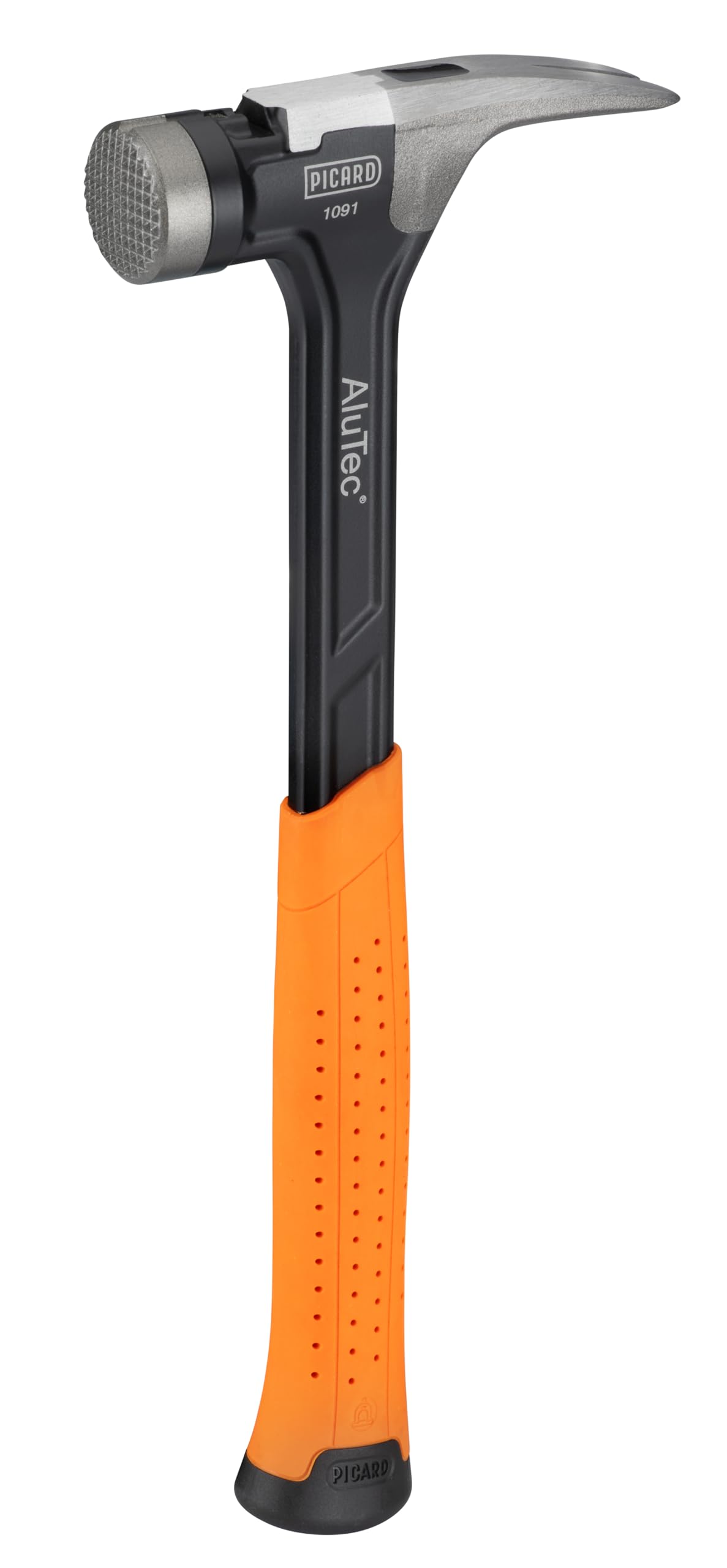 Picard Martello Carpentiere Liscia AluTec®, No. 1095 | Martello da Carpentiere Professionale con Estrazione Chiodi | Leggero E Potente | Ergonomico E Antivibrazione | Hammer Ibrido Alluminio