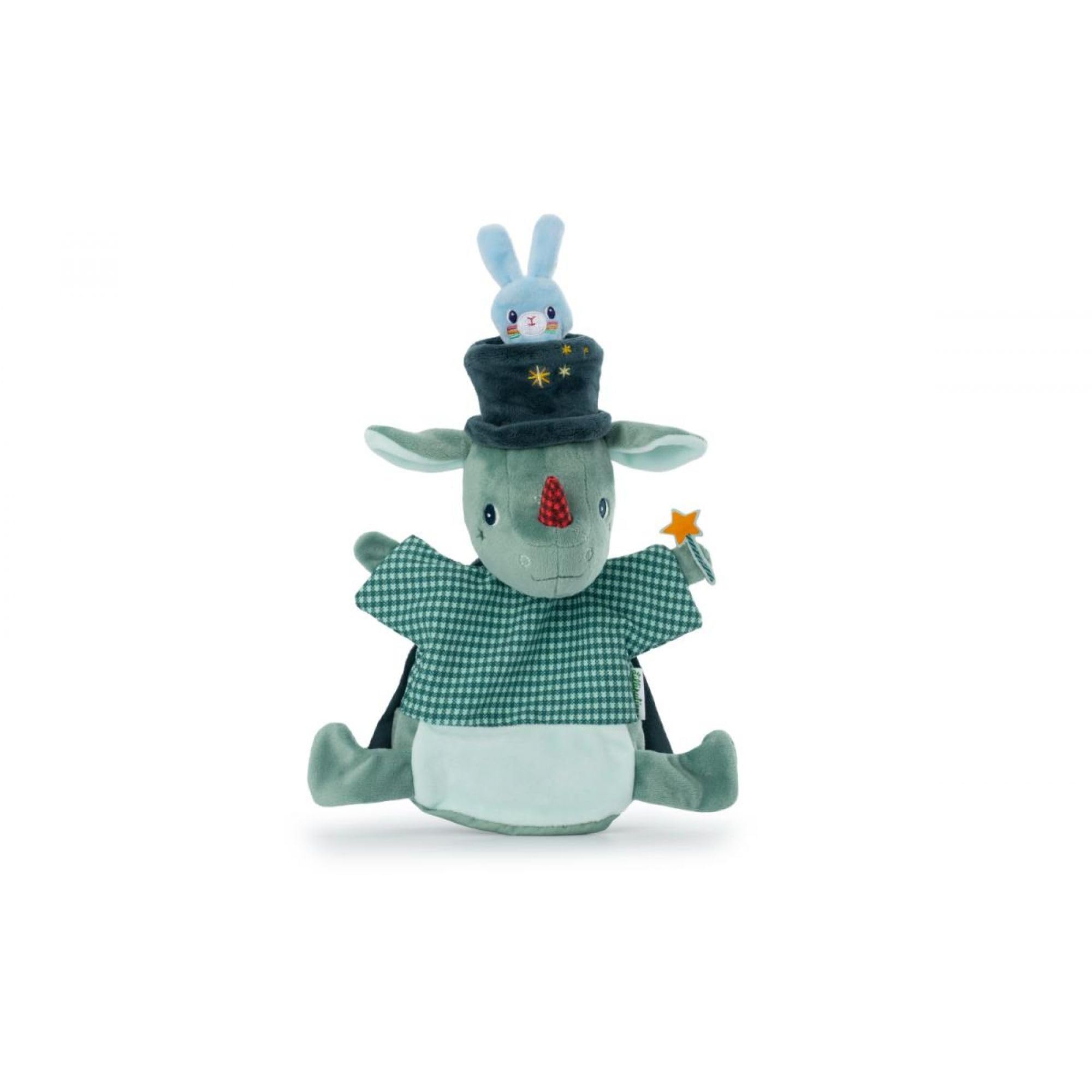 LILLIPUTIENS, Joe Magician Hand Puppet, Interactive Toy for Children with Magic Tricks, Perfect for Telling Magical Stories