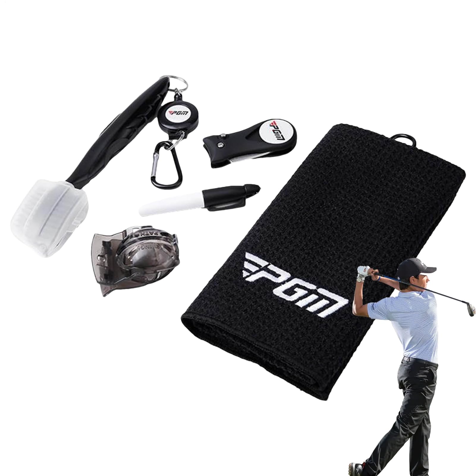 Kit de herramientas de golf de alta resistencia y conjunto de práctica para exterior 8