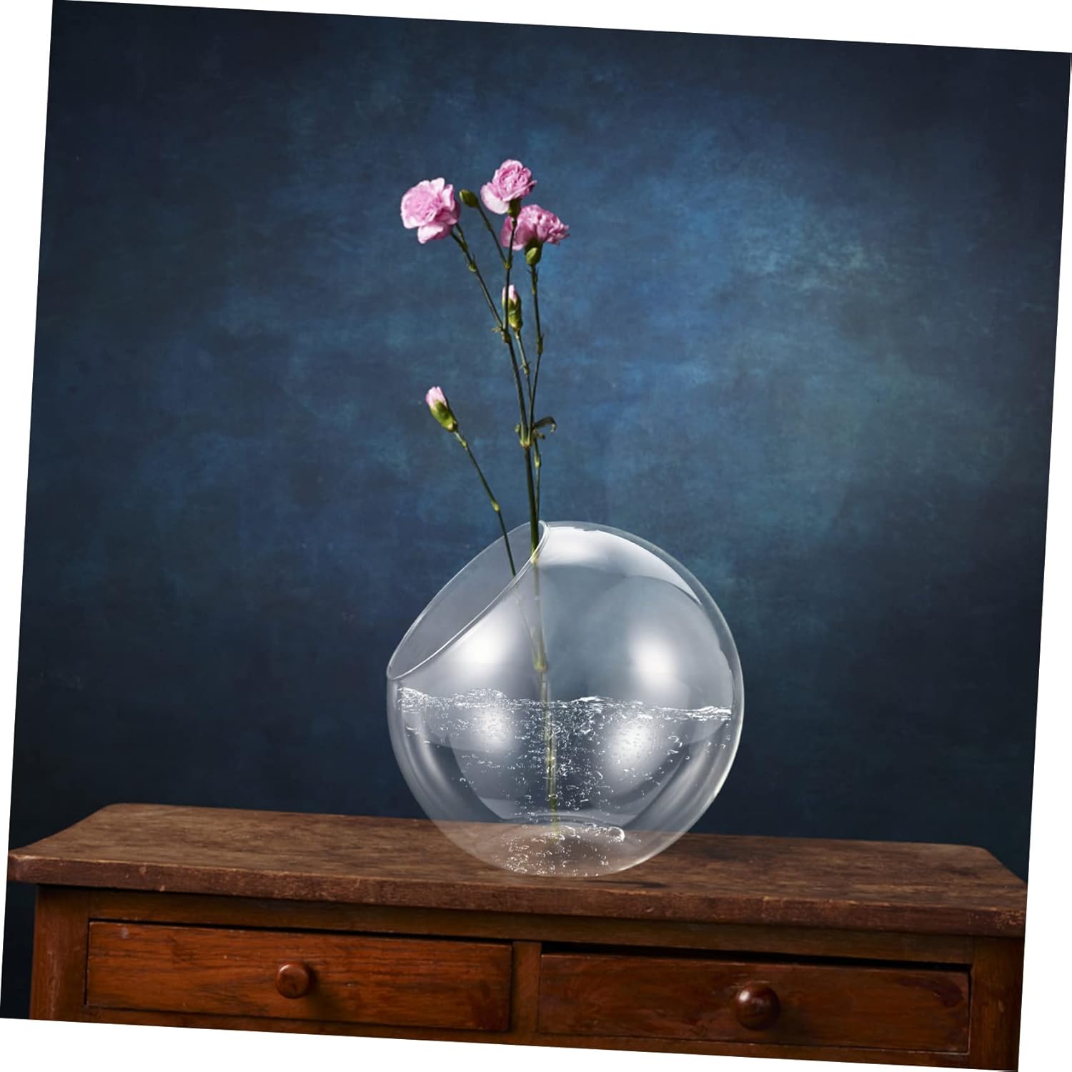 Glass Terrarium Globe High Transparent Micro Landscape Planter Bottle for Indoor Plants DIY Miniature Garden Display for Home Decor and Events