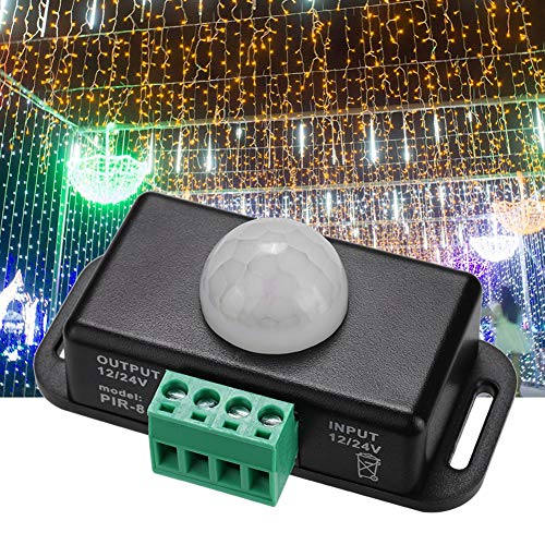 Chave do sensor DC 12V 24V, sensor infravermelho do corpo, para lâmpada LED Lâmpada incandescente Lâ