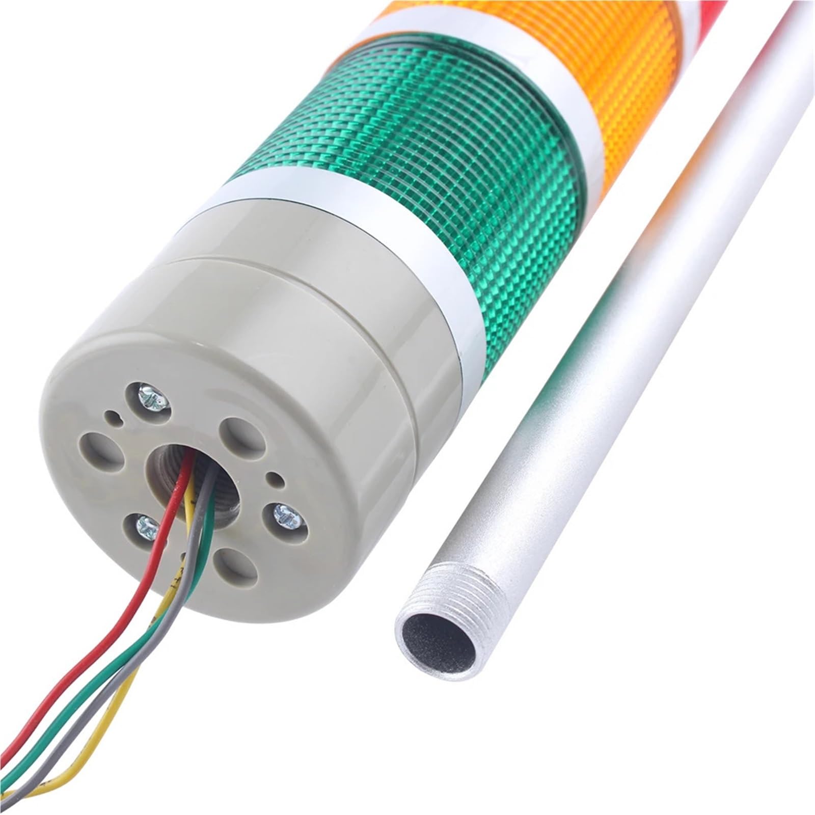 LGP-205/505 5 warstw 12 V 24 V 110 V 220 V przemysłowa wieża sygnał stabilny sygnał ostrzegawczy lampa błyskowa LED (światło stałe 110 V)