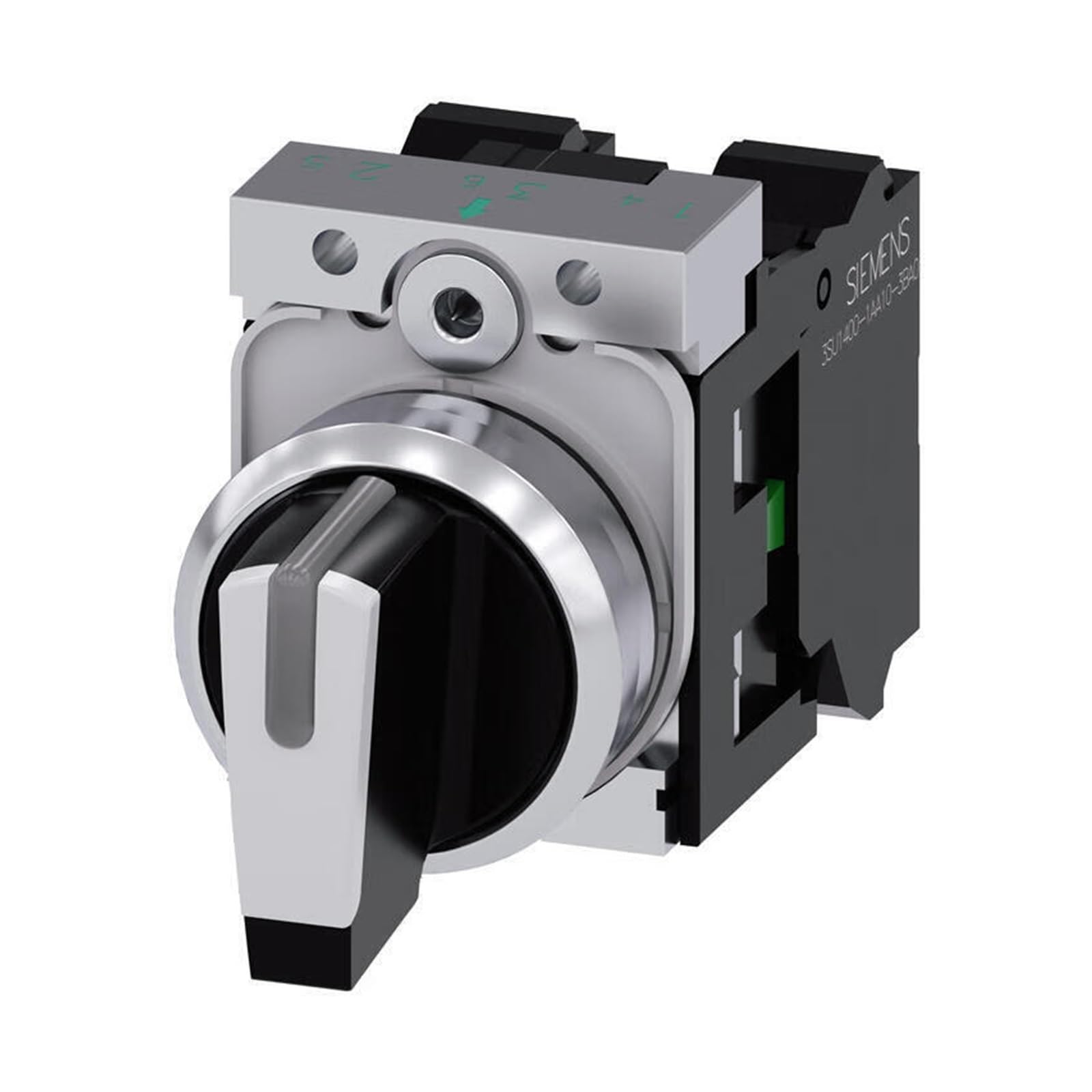 Interruptor de transferencia de 3 posiciones 3SU11502BM603NA0 con llave 2