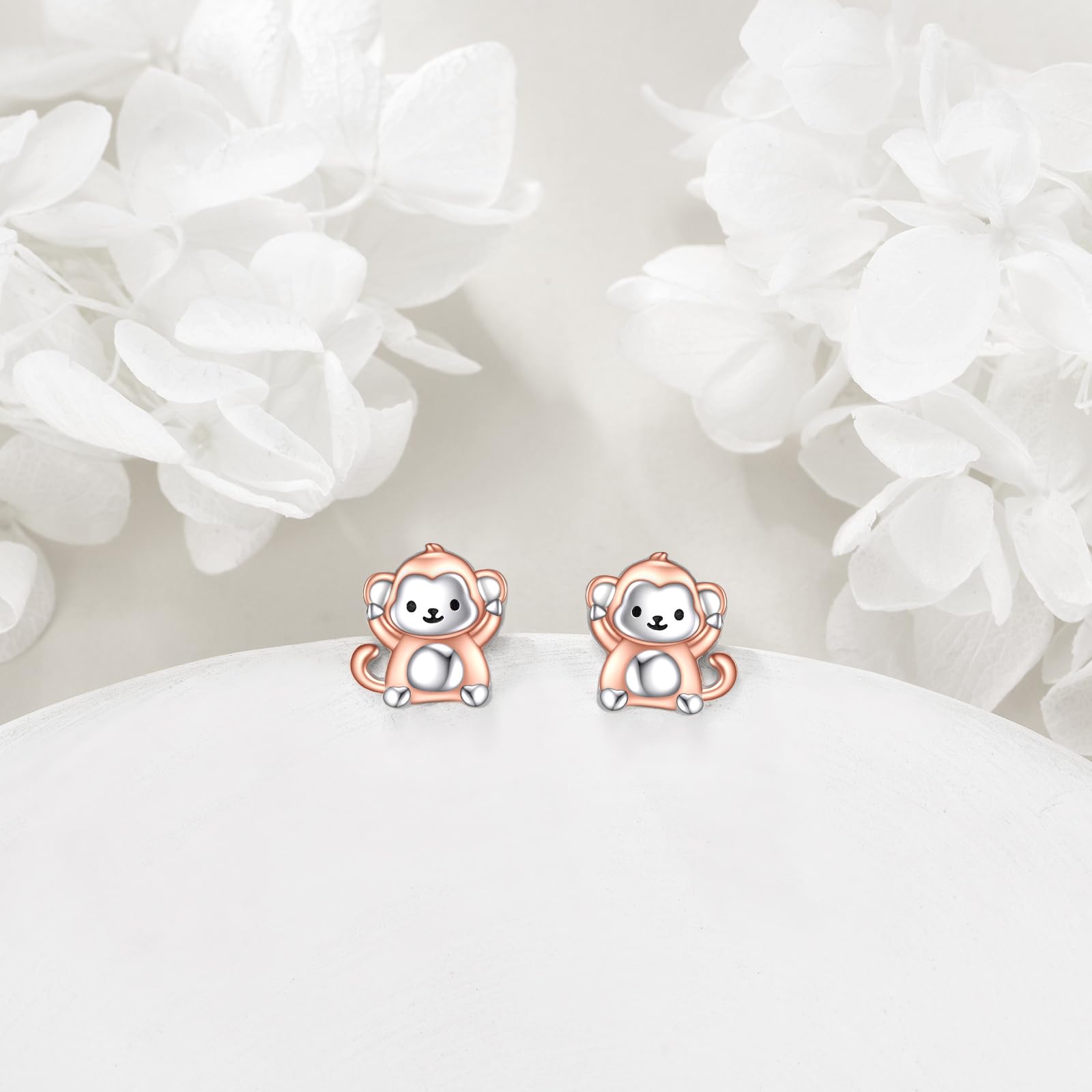 Schmetterling/Libelle/Corgi/Affe Ohrstecker für Damen 925 Sterling Silber Ohrringe Schmuck Geschenk