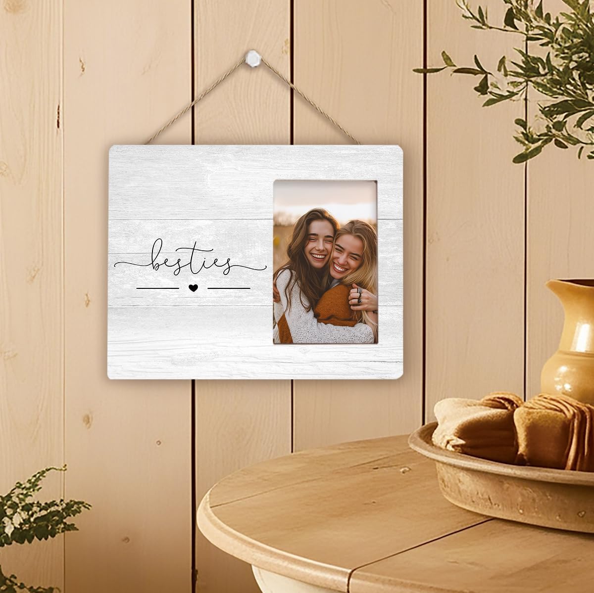 Bestie Friend Picture Frame - Friendship & BFF Gifts for Women - 4x6 Photo Frame - Image 2