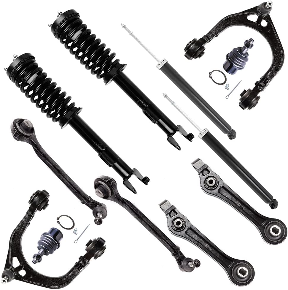 Struts Shock suspension kit 2005-2010 for Chrysler 300 front struts, 2006-2010 for Dodge Charger struts,2005-2008 for Dodge Magnum Complete Struts Assembly kit 12 Pcs