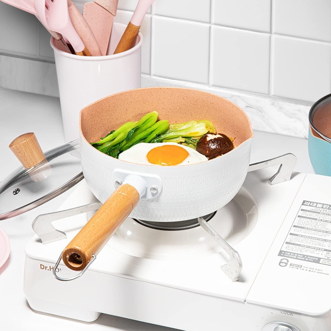 大鍋、パスタてぼ×3、アルミフライパン×2