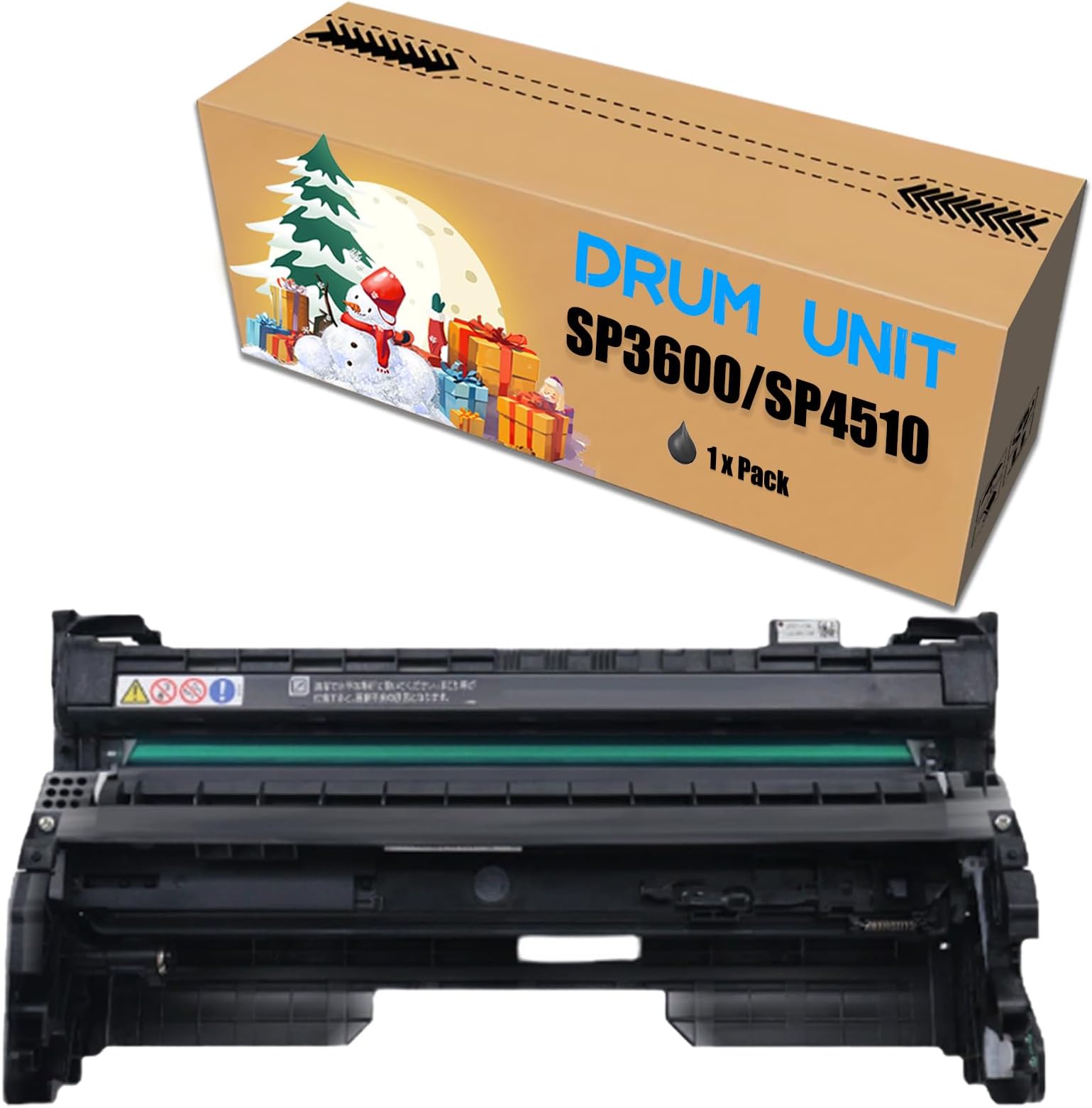 Compatible Drum Unit for Ricoh SP3600 SP4510 Printer, Also Fits SP3600SF 3610SF SP3600DN 4510SF 4510DN 4510SF Series​ 1-pack