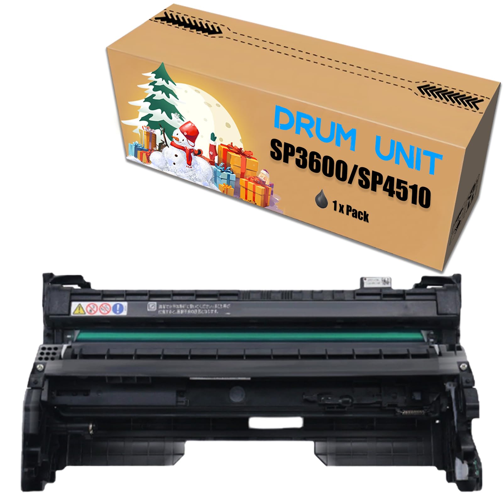 Compatible Drum Unit for Ricoh SP3600 SP4510 Printer, Also Fits SP3600SF 3610SF SP3600DN 4510SF 4510DN 4510SF Series​ 1-pack