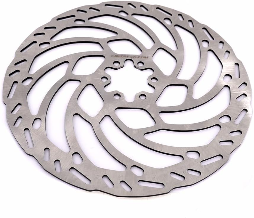 KKE Front 220MM Brake Disc with Adapter Compatible with Surron Light Bee X 2019-2021/2023-2024