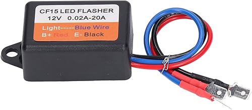 Relé estroboscópico LED, controlador estroboscópico de flash, buena capacidad de conducción de corriente 12V, potente impermeable, bajo voltaje de