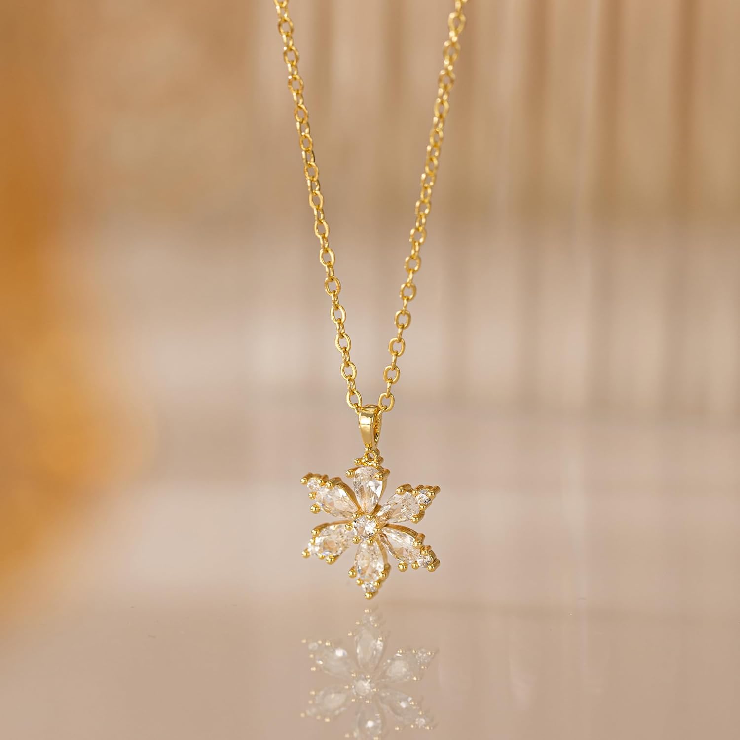 Gold Necklace for Women-14K Gold Plated Bow,Dragon,Shell, Palm Tree, Seahorse, Conch Shell,Sardines, Cowboy Boot,Bat,Bunny Pendant Beachy Jewelry for Women Gifts - Image 5