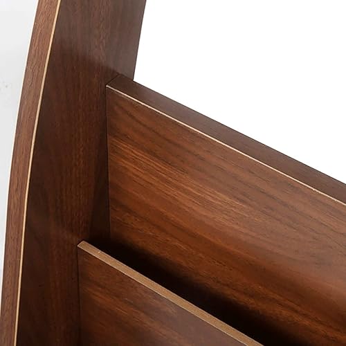 Miniatura 4 de Revistero Revistero de piso Revistero de Madera,Estante de almacenamiento,Estante de exhibición,Suministros de oficina,Revisteros fáciles de Mover