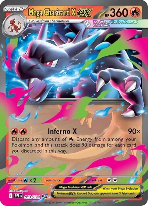 Pokémon TCG Perfect Order kommer att innehålla Nullifying Zero-kort 11 61S7eBCI9OL. AC SY679 Pokemon - Mega Charizard X ex - 013/094 - ME02: Phantasmal Flames (PFL) - Double Rare - Single Card