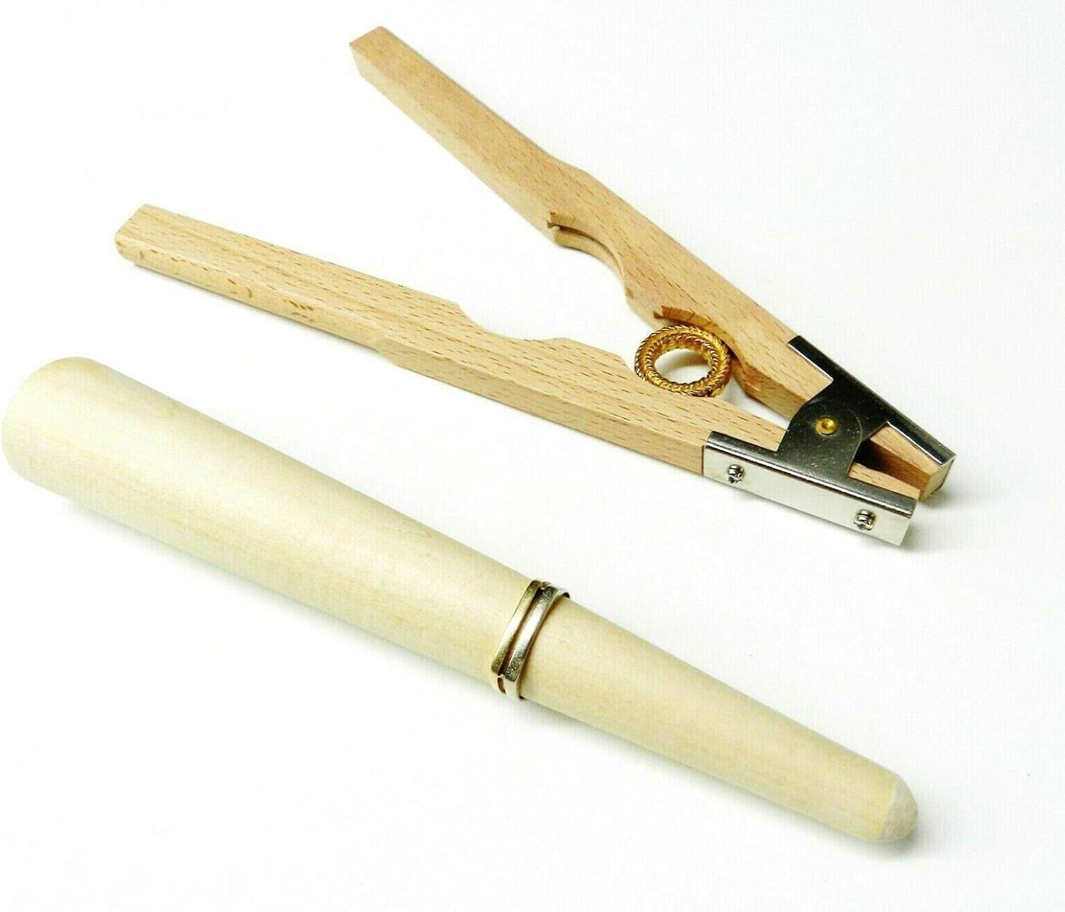 Jewelers Ring Holding Inside and Outside Ring Polishing and Grinding Wood Holder