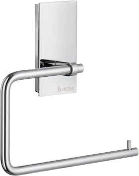 Smedbo SME_ZK341 Toilet Roll Euro Holder Without Lid, Polished Chrome