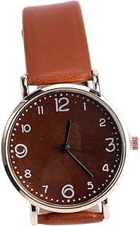 3Pcs Relógio Para Mulheres Pulseira De Couro Senhora Relógio Fob Relógio De Bolso Clipe Relógio Meninas Relógio Feminino Relógios Femininos Pulseira De Couro Relógio Feminino