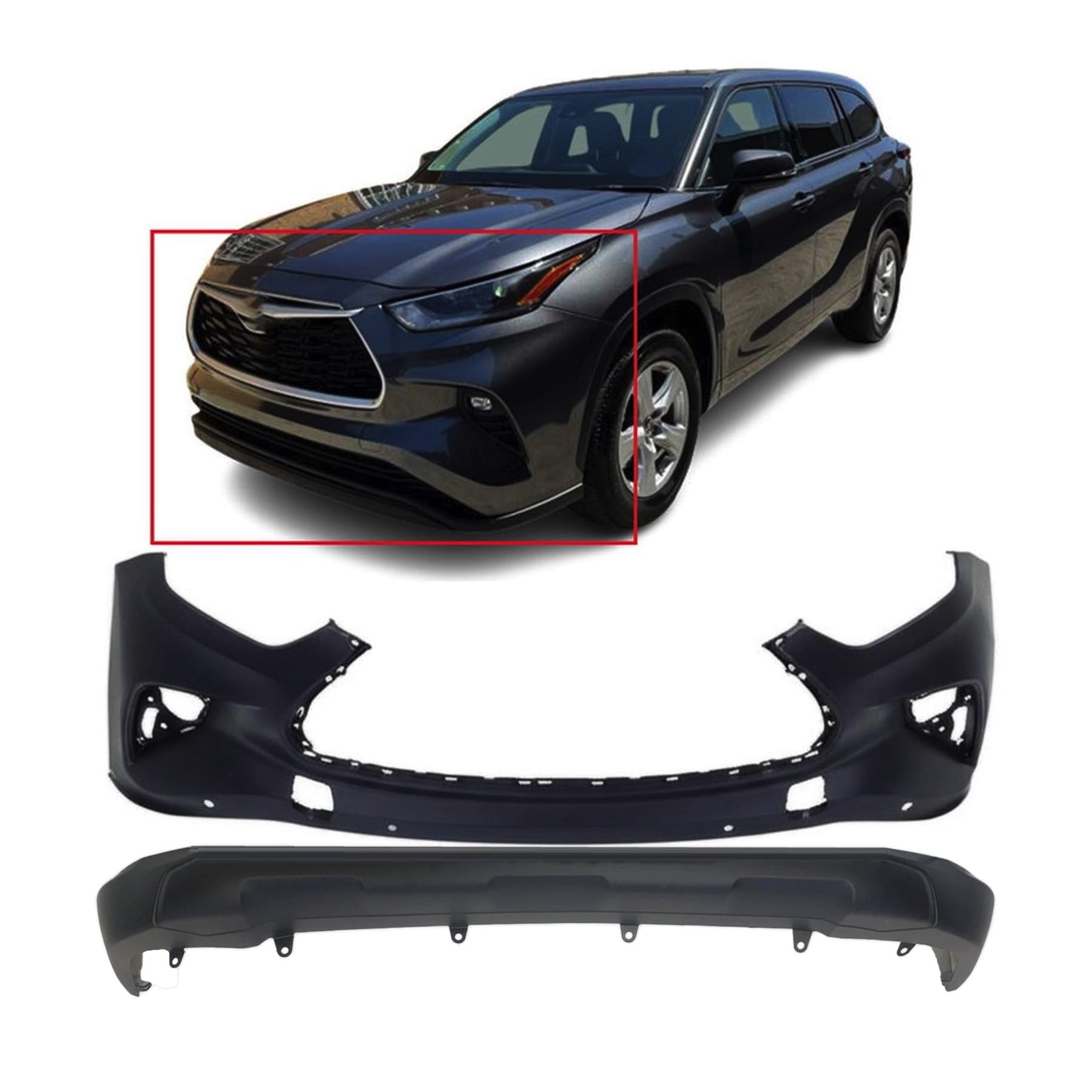 Amazon.com: FitParts Compatible with Toyota Highlander 2020–2023