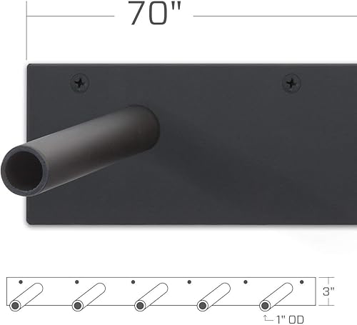 Miniatura 4 de 70 pulgadas de largo x 3 pulgadas de grosor de acero oculto para mantel de 72 a 81 pulgadas - Fabricado en Estados Unidos