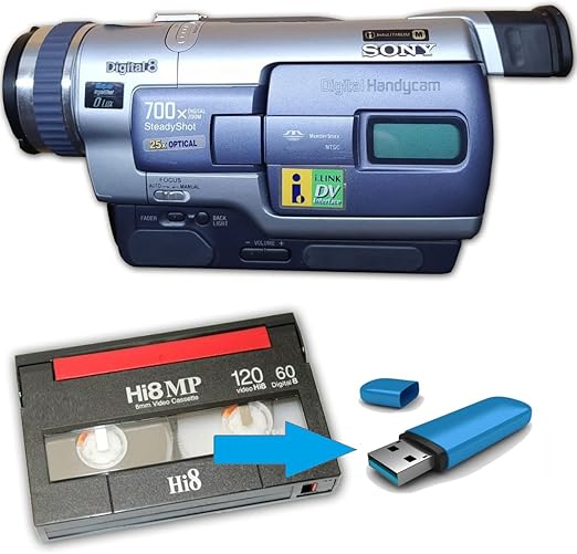 Hi8 Tape Player and Hi8 to Digital Converter Electronics