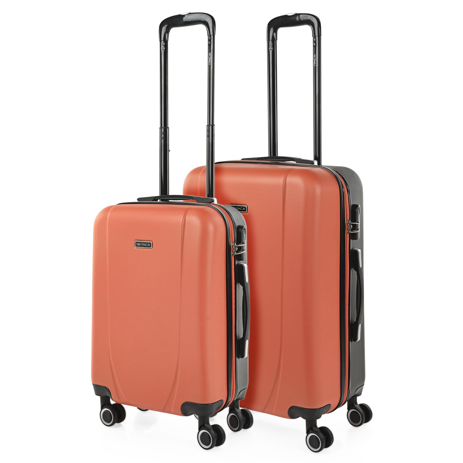 ITACA - Maleta de Cabina 55x40x20 - Maletas De Viaje Cabina Rígidas Trolley con 4 Ruedas Dobles para Avion Ligera Equipaje De Mano Candado de Combinación. Compatible Ryanair, Verde Menta — view 88