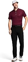 Vista 2 de Izod Pantalones de golf Swingflex de corte recto sin pinzas para hombre